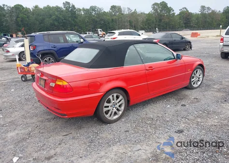 2003 BMW 330Ci из США, поврежденный, VIN WBABS53433JU98091